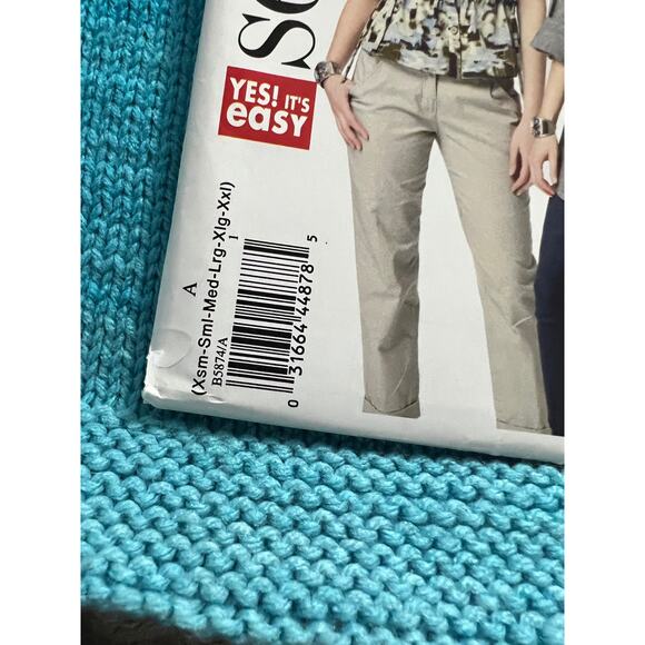 Butterick 5874 pattern top tunic size XS S M L XL XXL - Picture 3 of 6